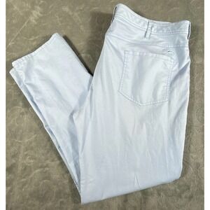 Onward Reserve Mens Pants Chino Size 40x31 Flat Front Stretch Casual Preppy Blue